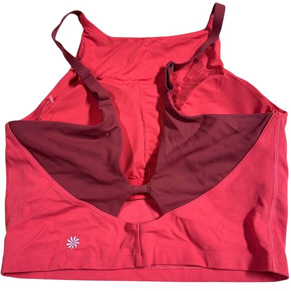 Athleta Intention Crop Top D-DD Women's Size Small Lychee Red New Without Tag - Picture 4 of 9